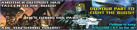 Click here to petition BKN and SONY to keep ROUGHNECKS on the air!